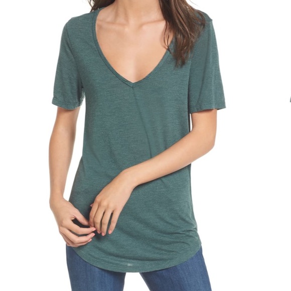 deep v neck shirts